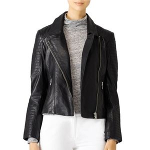 REAL LEATHER Benton moto jacket by BB DAKOTA
